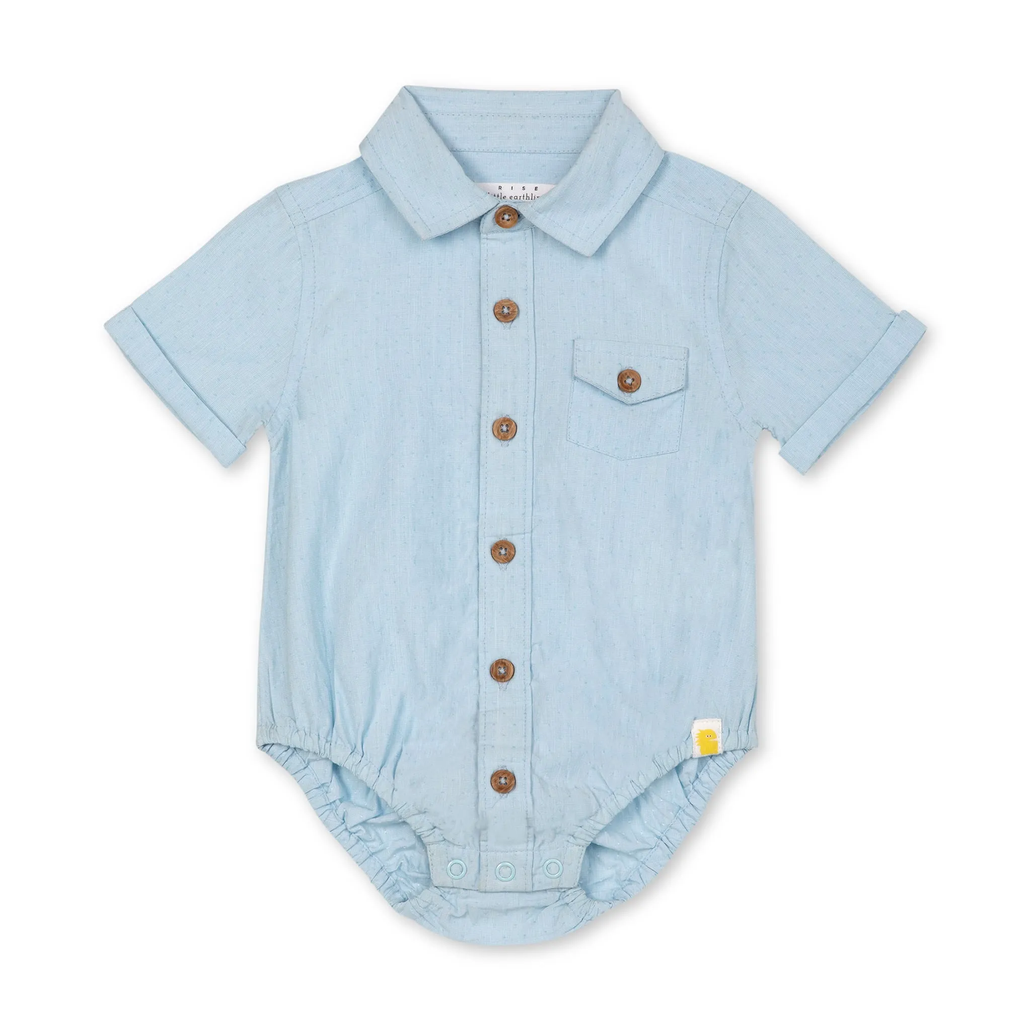 Rise Little Earthling Chemise Chambray 0-24mois