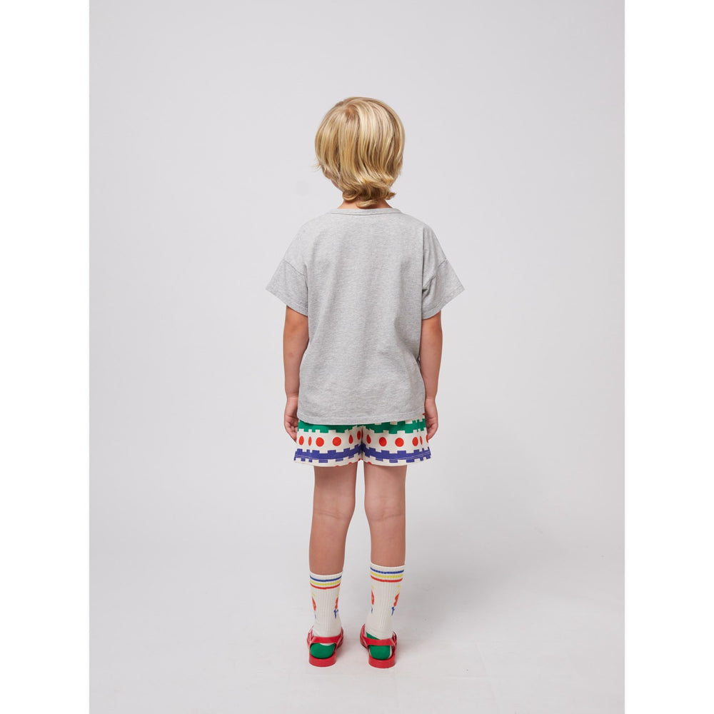 Køb Bobo Choses Heather Grey A Day At The Strand T-Shirt