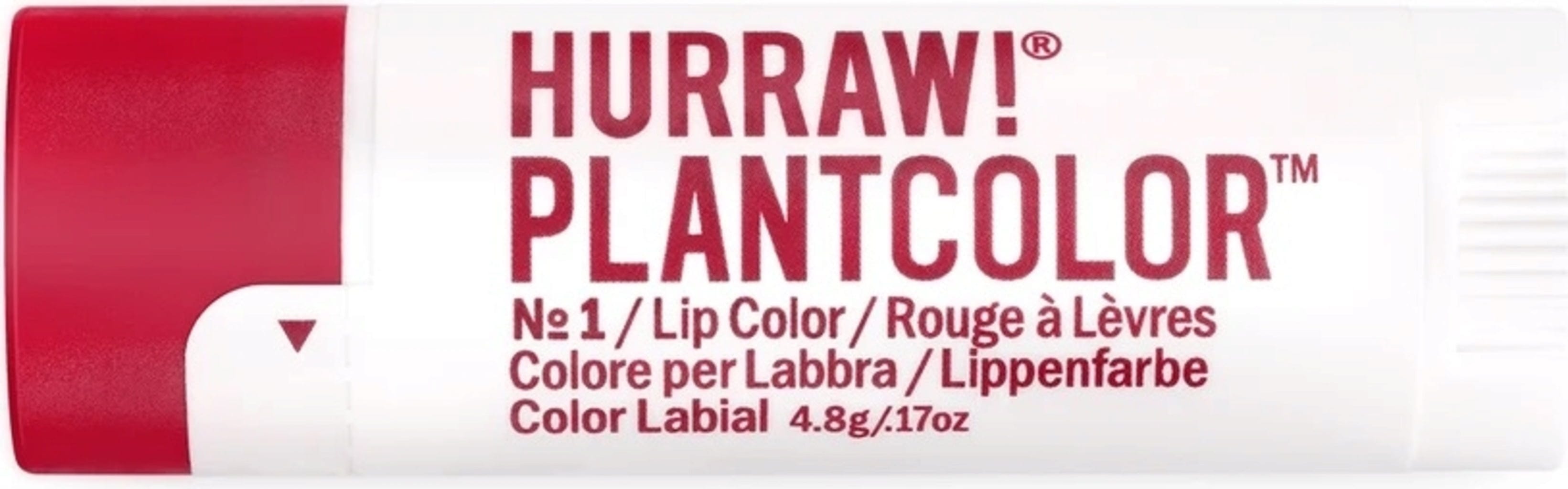 HURRAW!  Plantcolor™ Lippenstift, Nr. 1 (4,80 g)