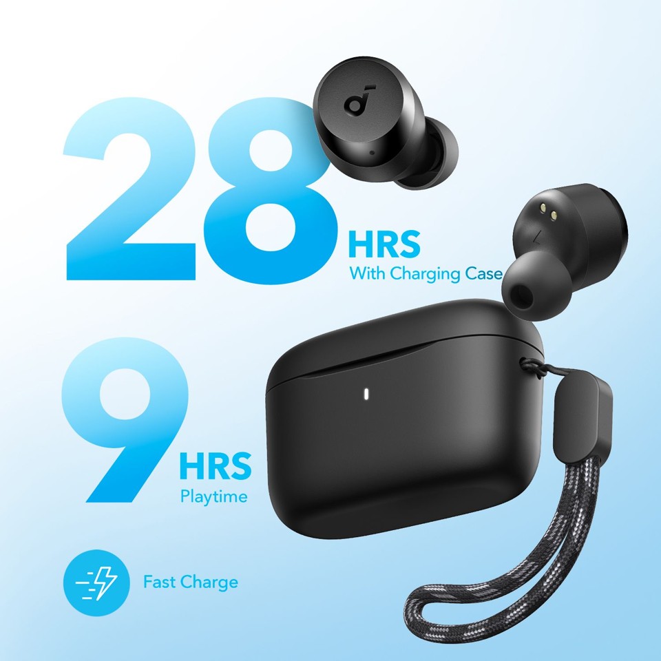 Anker - Høretelefoner - Soundcore A25i - Sort