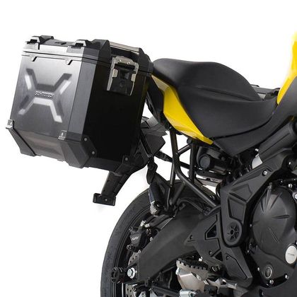 Valise SW-MOTECH KIT COMPLET TRAX ADVENTURE GRIS ANODISE 37/37 L - Gris