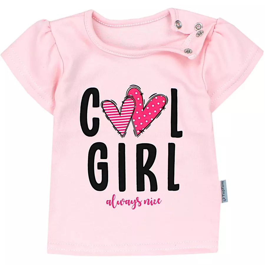 TupTam Baby Mädchen Kurzarm T-Shirt 5er Set gelbgrau