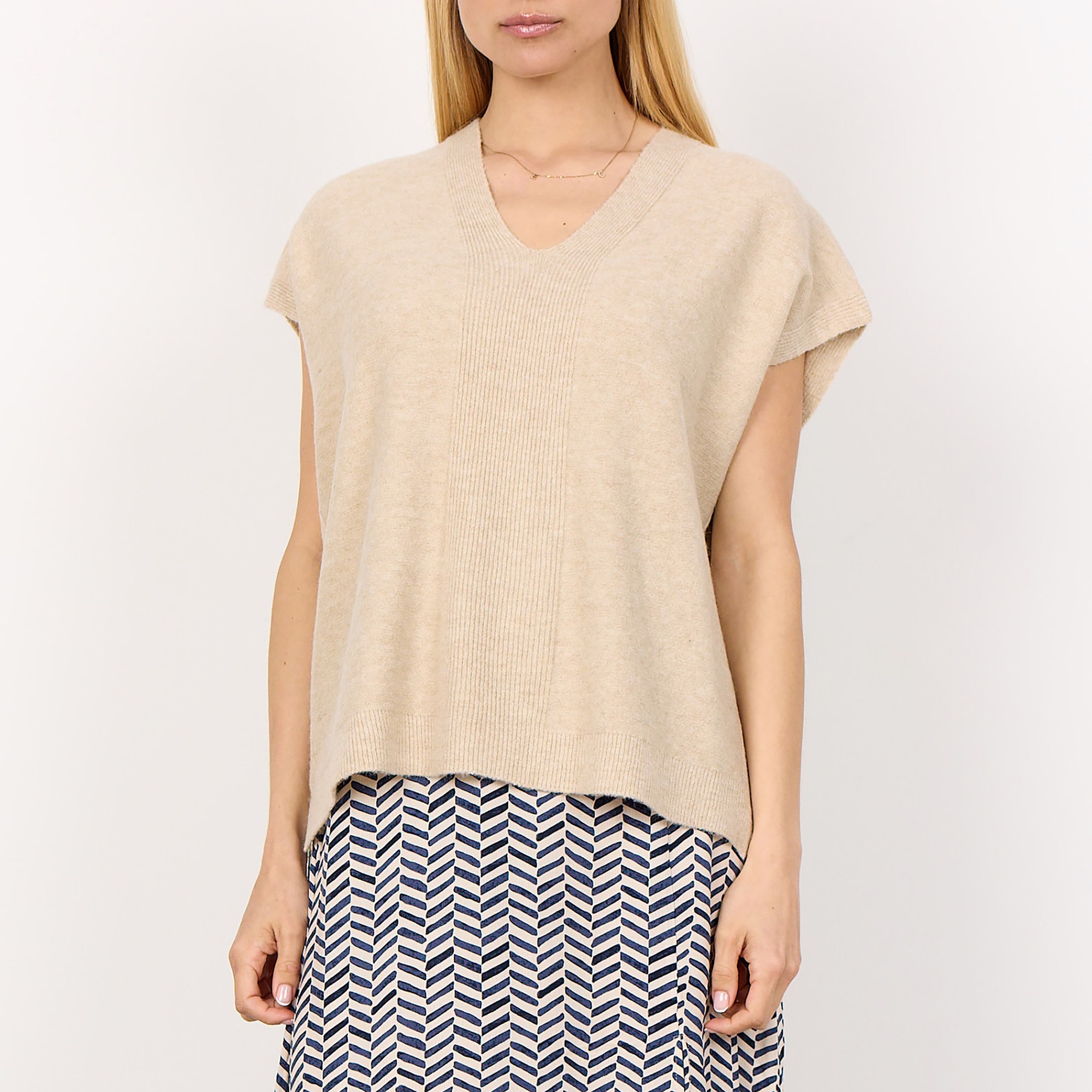 Gilet Femme beige