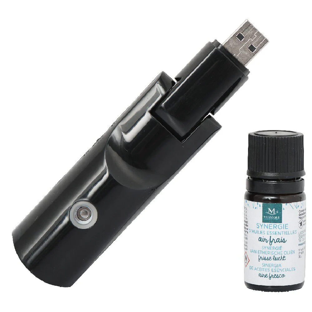Set diffuseur huile essentielle USB nomade Mességué