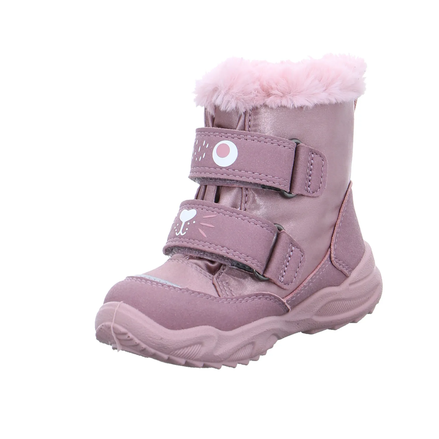 SUPERFIT Kleinkinder-Snowboot  Membran Rosa Textil  Baby-Winterstiefel Mädchen