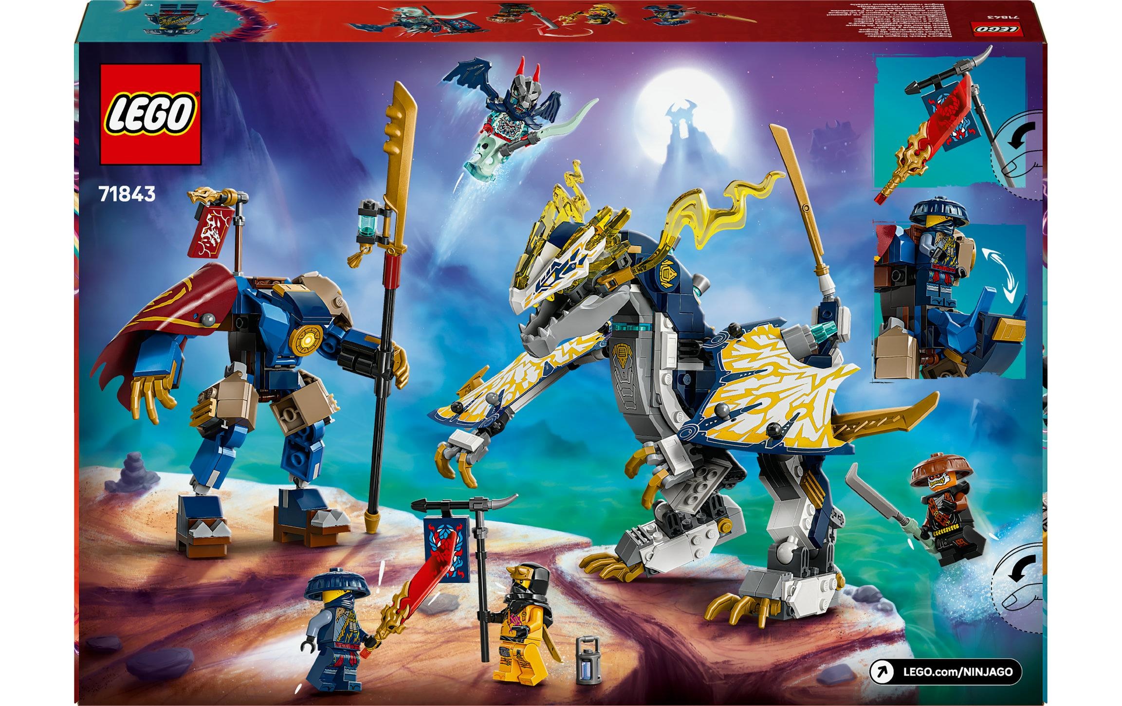 LEGO® Spielbausteine »Ninjago Rogues Mech-Drachenreiter 71843«