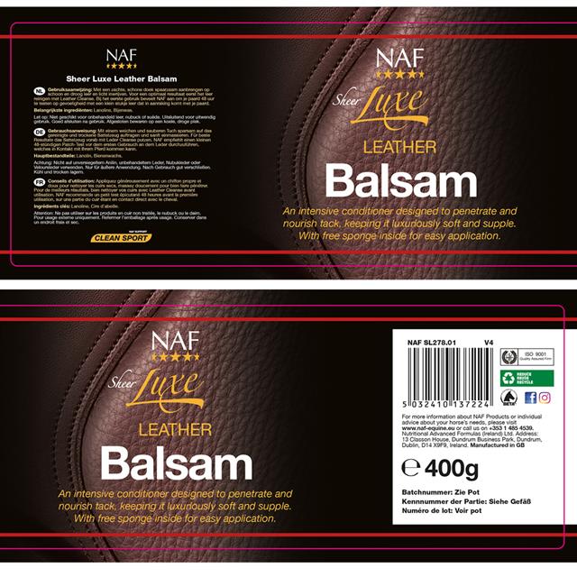 NAF Sheerluxe Leather Balsam