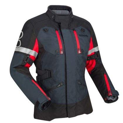 Veste Bering LADY HALIFAX - Gris / Rouge