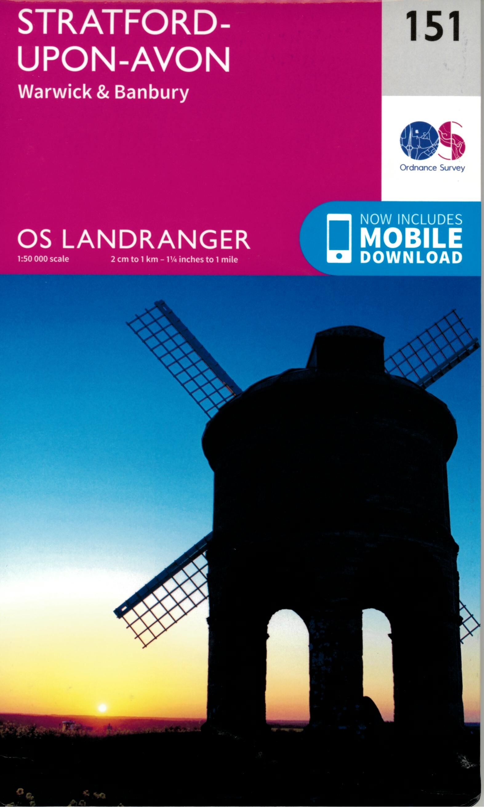 ORDNANCE SURVEY - 151 GB STRATFORD 1 50 000