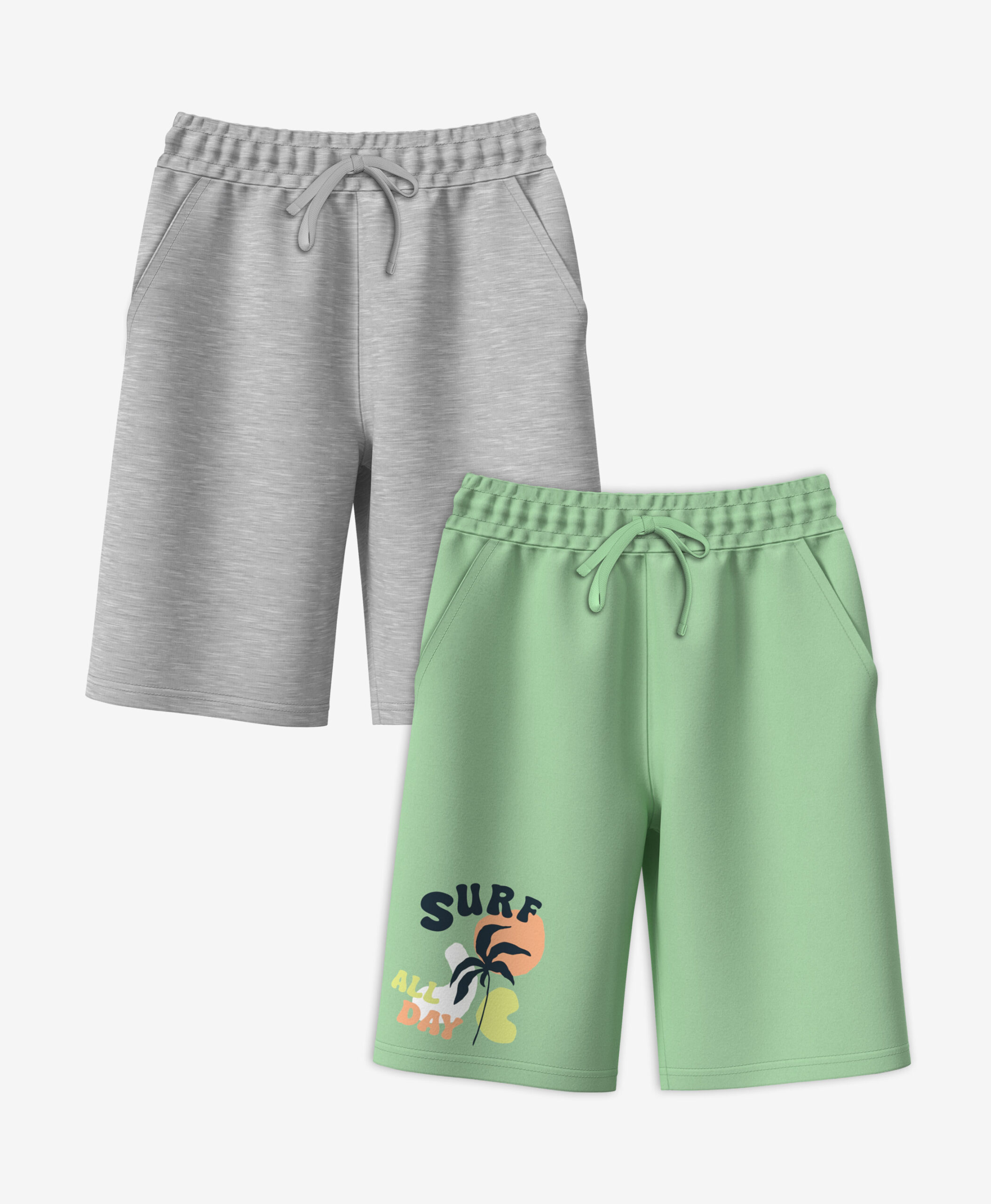 Shorts 100% Baumwolle, 2er-Pack