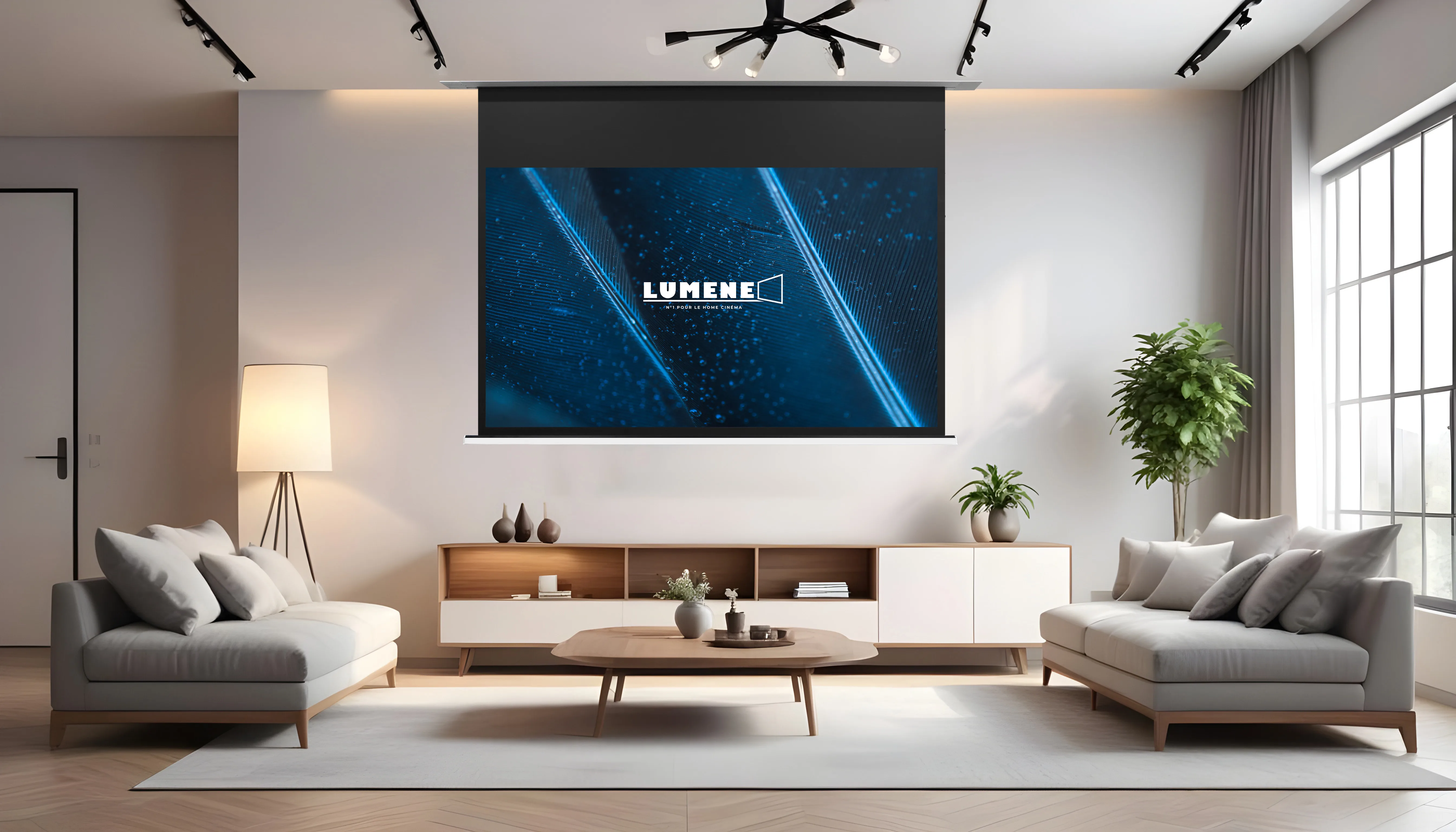 Lumene Show Place Extra Bright LT 400C (16:9) Écrans de projection électriques