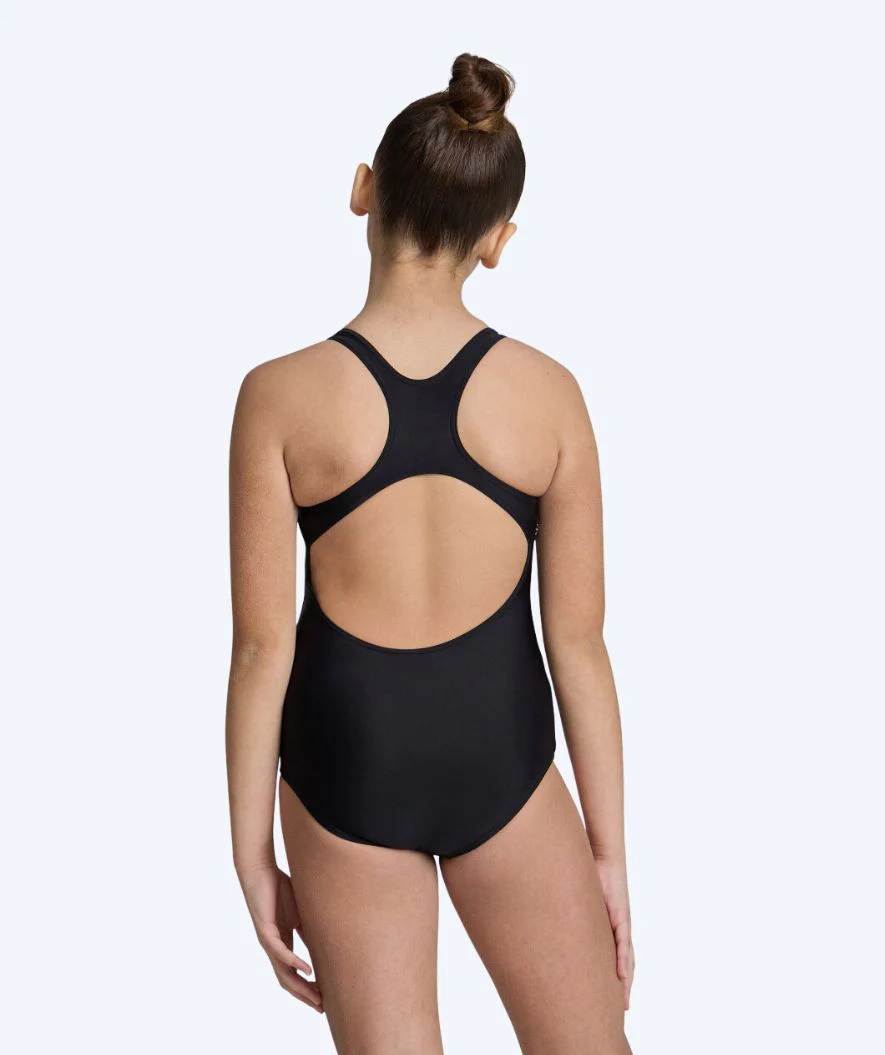 Arena badedragt til piger - Kikko Pro V-Back - Sort