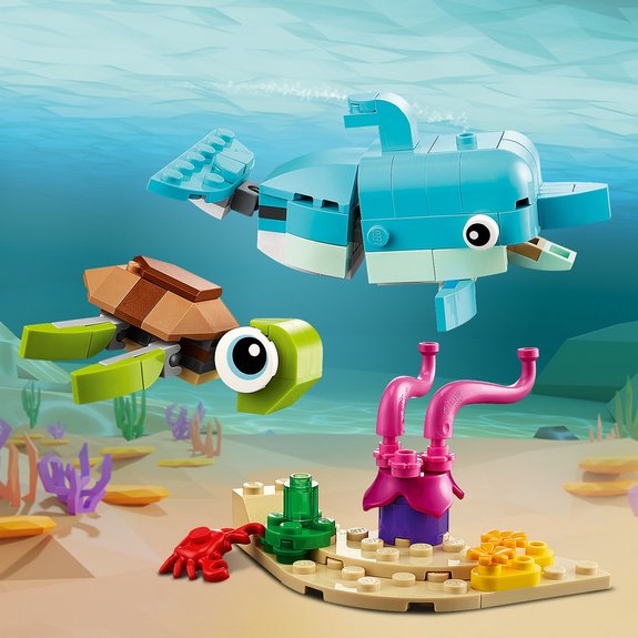 Le Dauphin et la Tortue LEGO Creator 31128