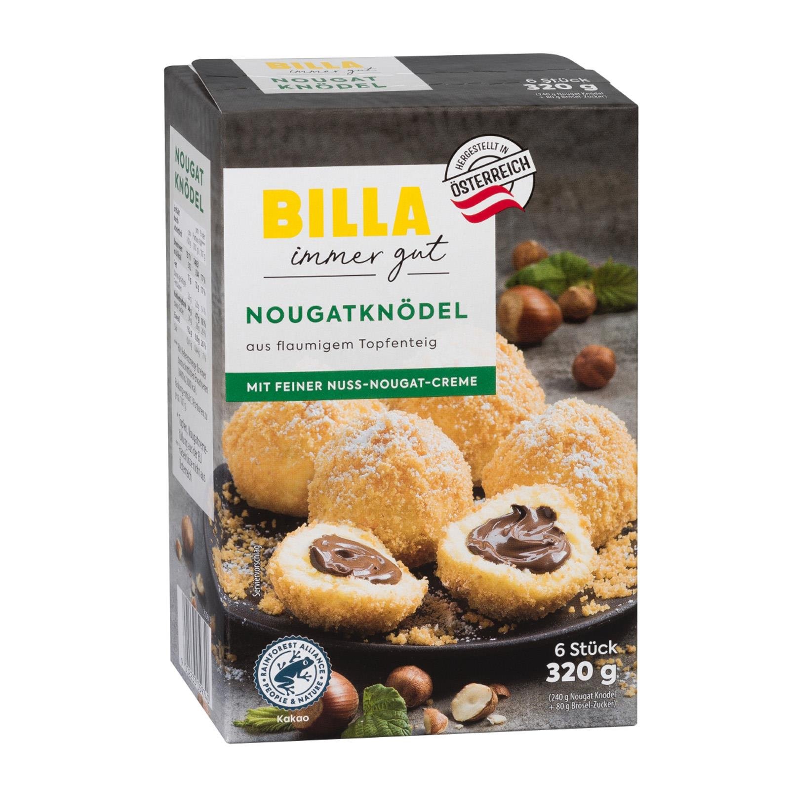 BILLA Nougatknödel
