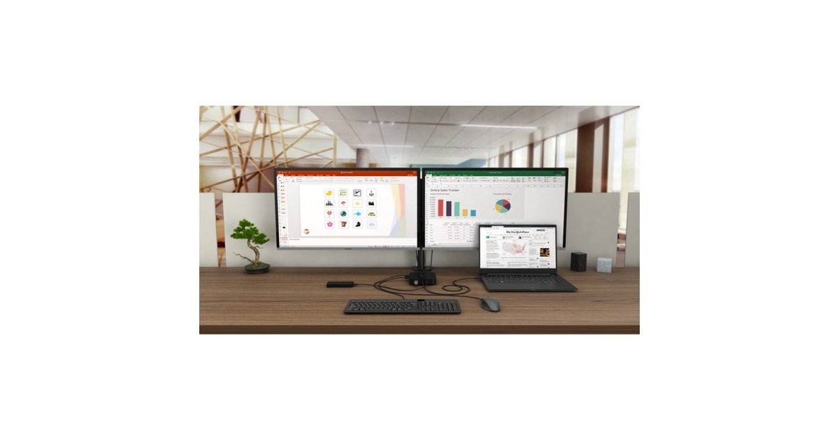 i-tecUSB-C HDMI DP Docking Station with Power Delivery 100 W  (Zwart)