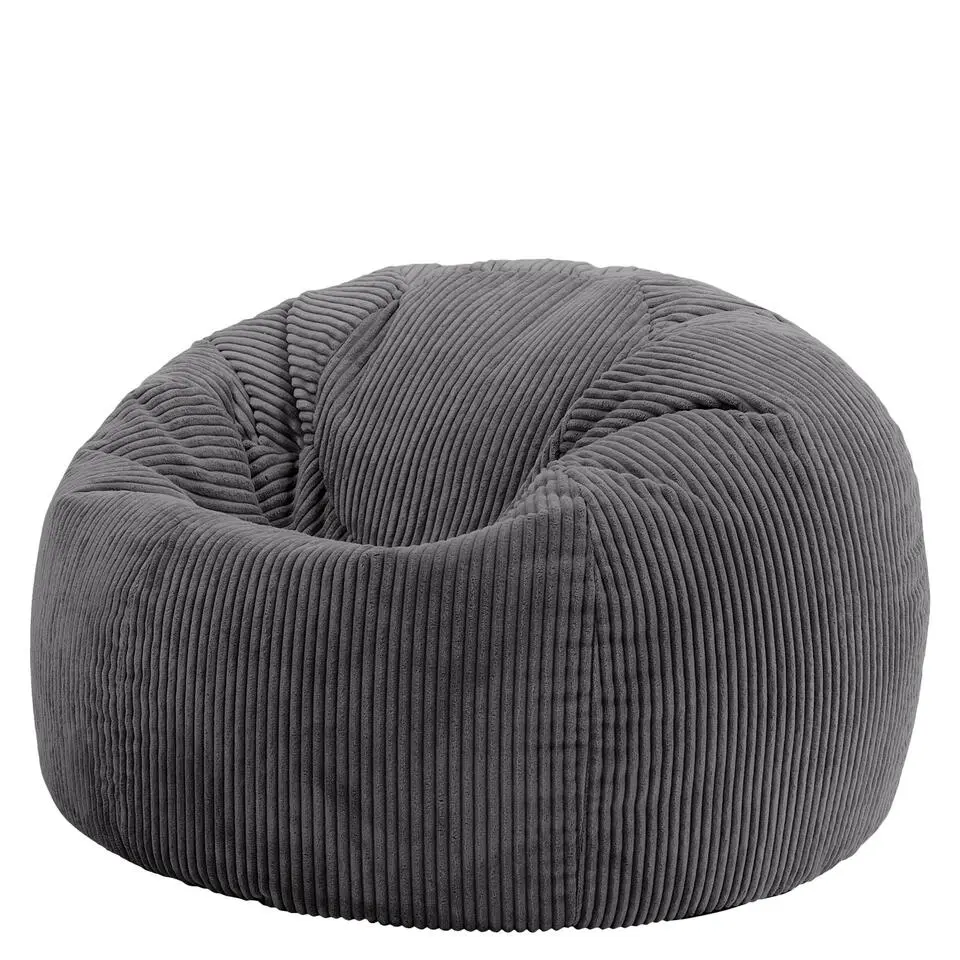 icon Zitzak Kingston - Corduroy Zitzak Volwassenen - Houtskool