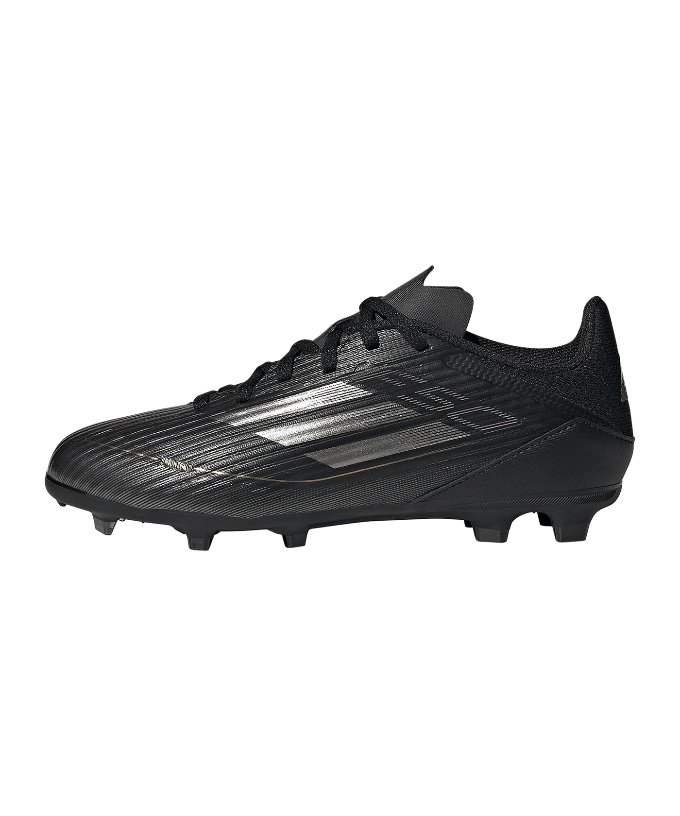 adidas F50 League FG/MG Dark Spark Kids Schwarz