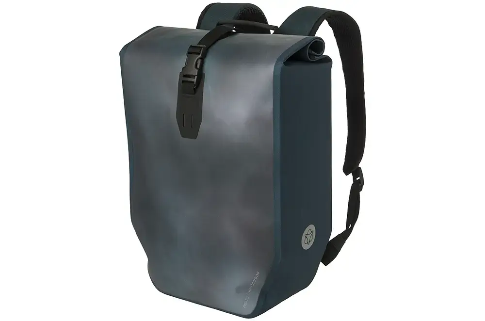 AGU Clean Single Shelter Click'nGo Large 21L Fietstas/Rugzak Donkerblauw