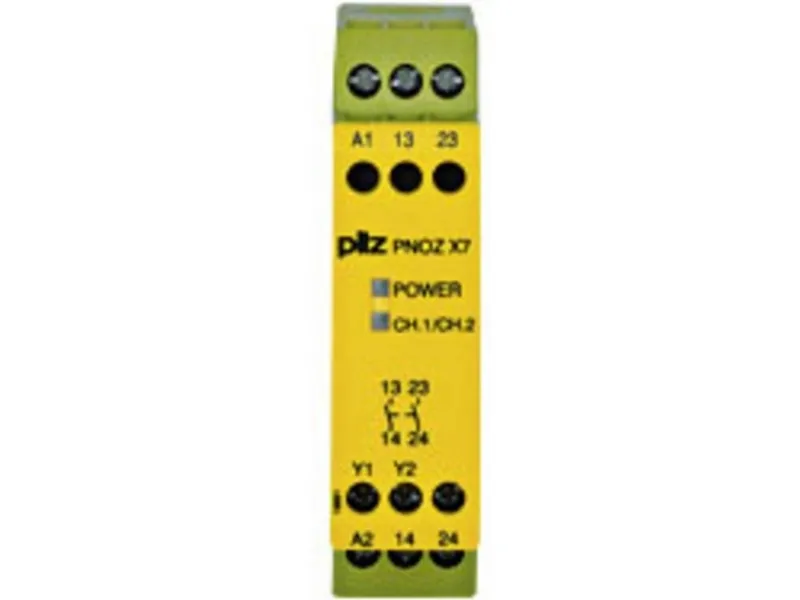 Sikkerhedskontaktapparat PNOZ X7 24VACDC 2n/o PILZ 2 x sluttekontakt (B x H x D) 22.5 x 87 x 121 mm 1 stk