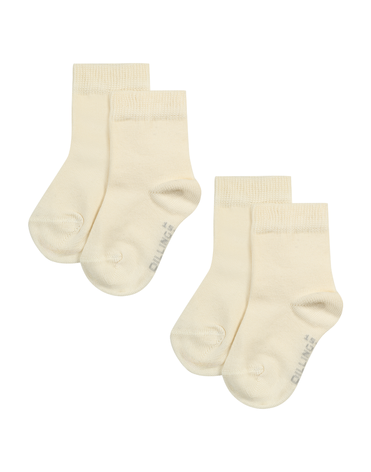 Katoenen babysokken (2 stuks) in Zwart