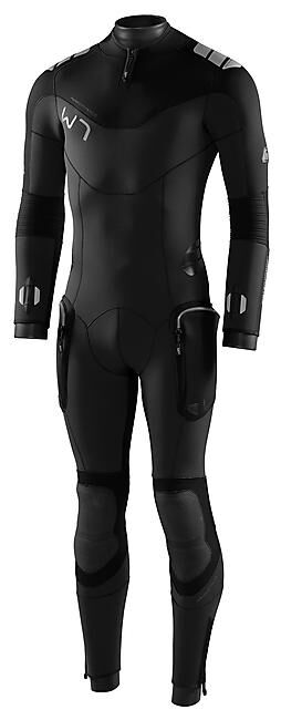 WATERPROOF - COMBINAISON DE PLONGEE W7 HOMME 7MM