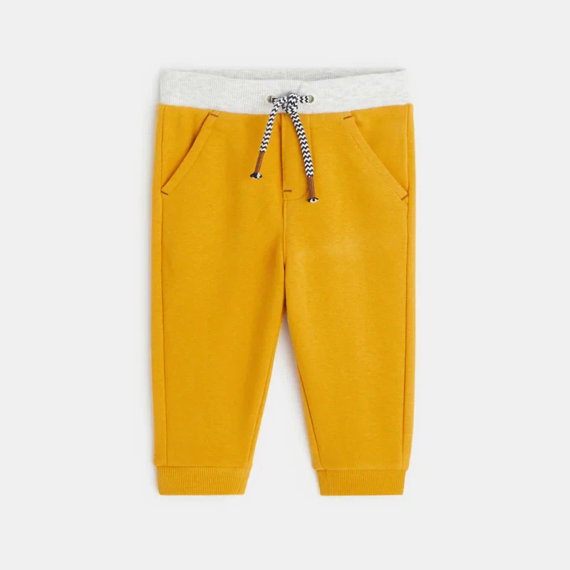 Pantalon jogging jaune bébé garçon Jaune