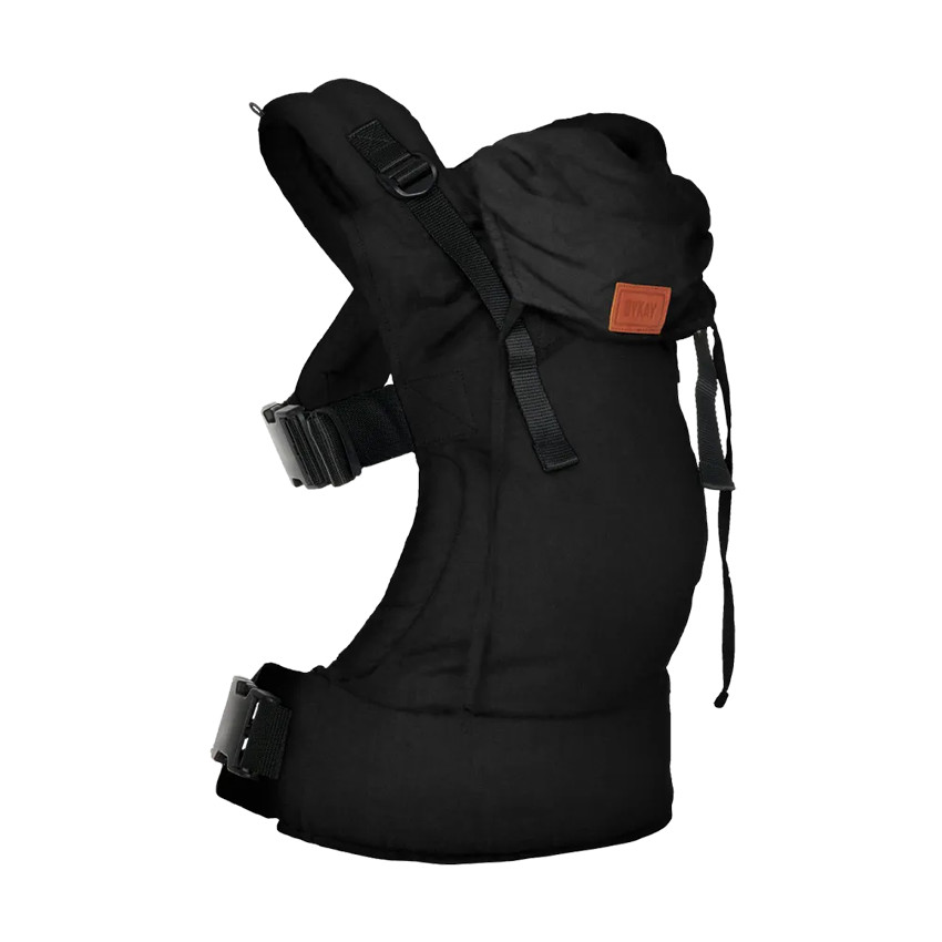 Porte-bébé préformé Click Carrier Deluxe coton - Noir