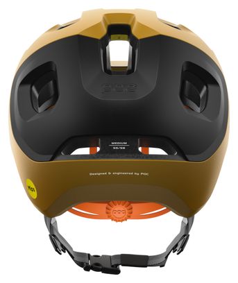 Casque Poc Axion Race Mips Kashima Doré/Noir Mat