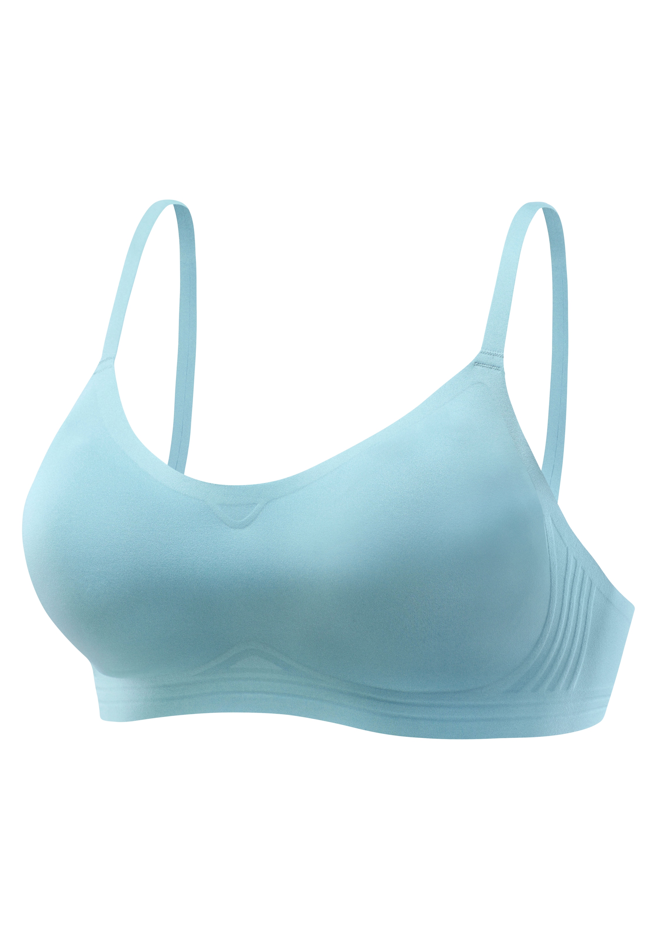 Nuance Bralette-BH , SEAMLESS ohne Bügel, mit herausnehmbarem Push-up-Kissen, Basic Dessous