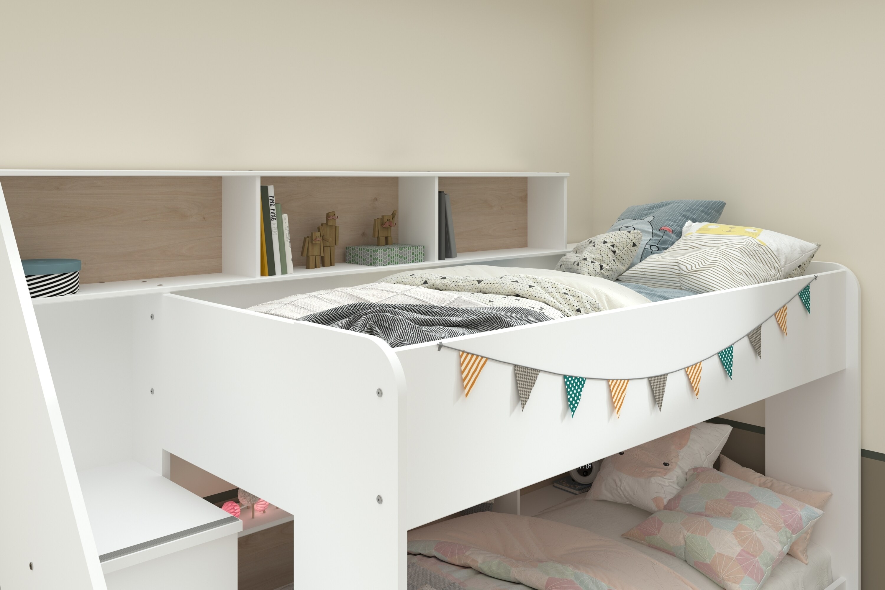 Parisot Etagenbett mit Schubkasten 