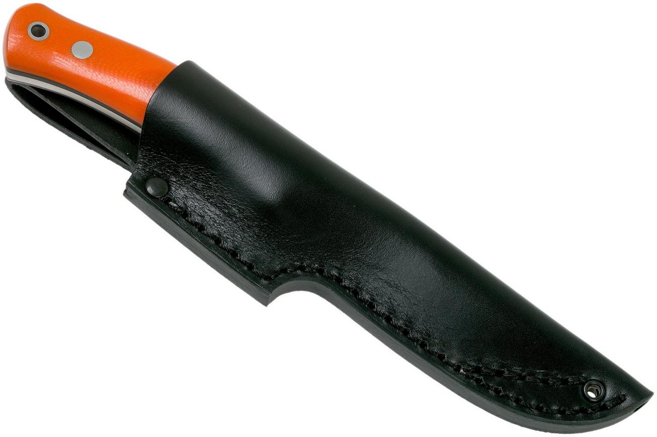 Casström No. 10 Swedish Forest Knife Orange G10, 14C28N Flat Grind 13130