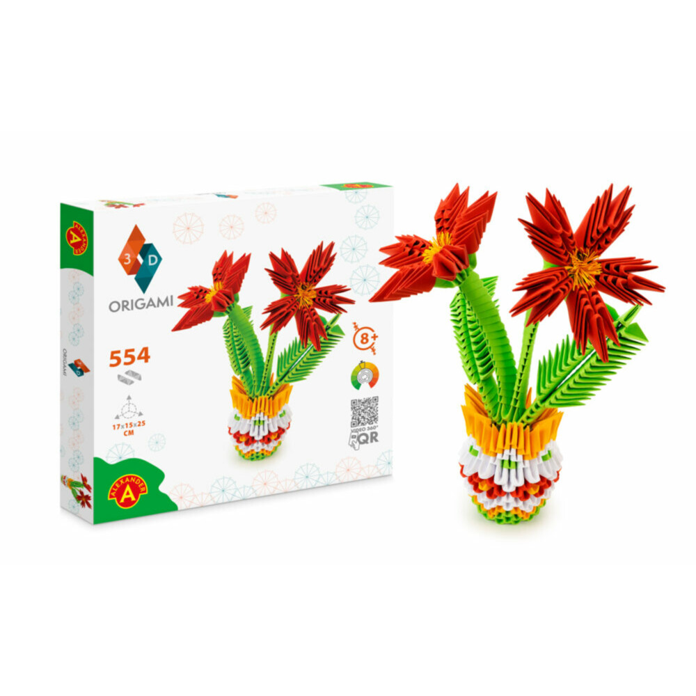 Origami 3D Flowerpot 554 stukjes