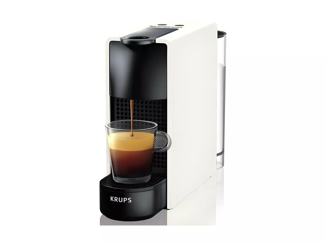 NESPRESSO ESSENZA 19BARS 0,6L 2 TAILLES DE DOSAGE ULTRACOMPACTE BLANC KRUPS - YY2912FD