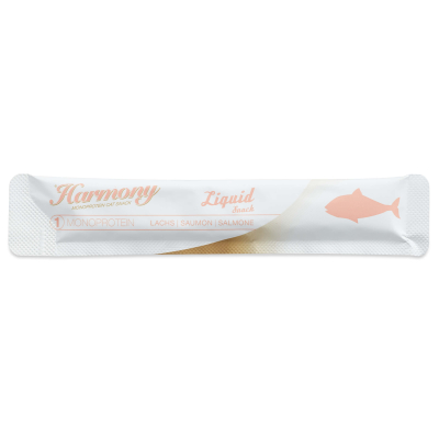 Harmony Cat Monoprotein Liquid Snack Lachs 5x14g
