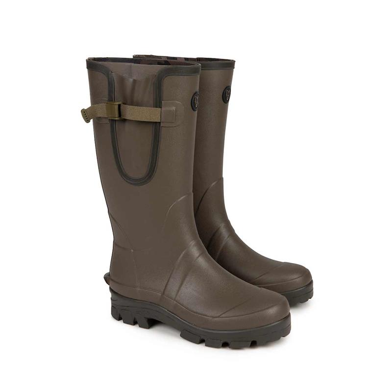 Bottes Homme Fox Neoprene Lined Camo/Khaki Rubber Boot