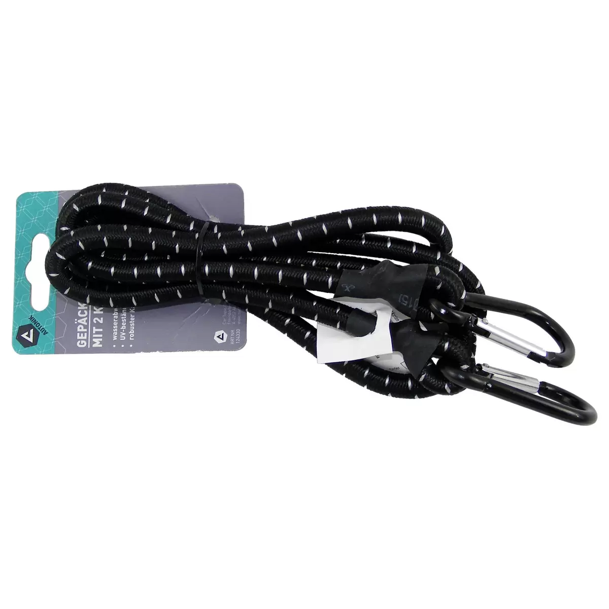 Abschleppseil 3.0 Meter mit Karabiner Schwarz
