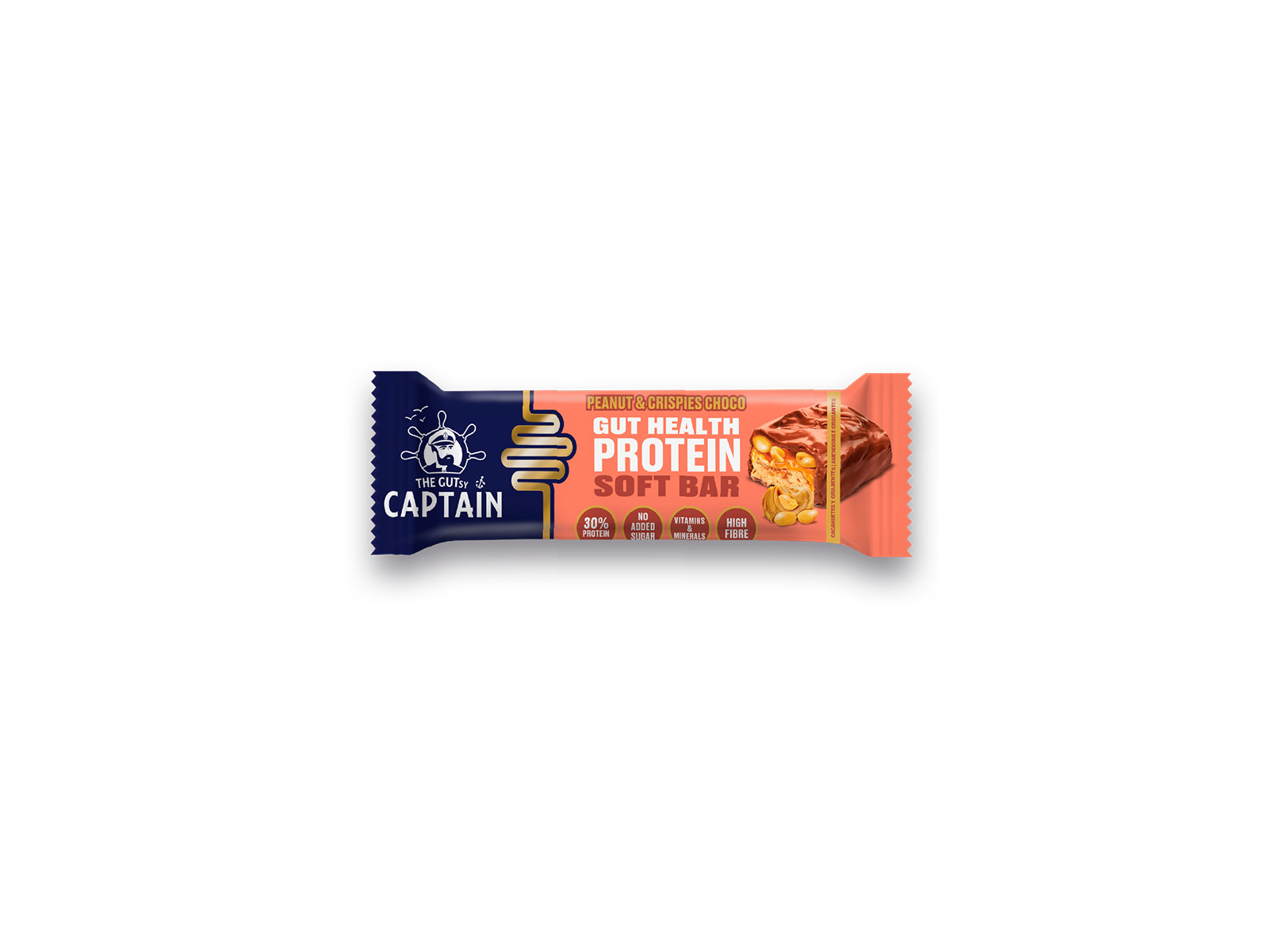 BARRA THE GUTSY CAPTAIN CHOC AMENDOIM 50G