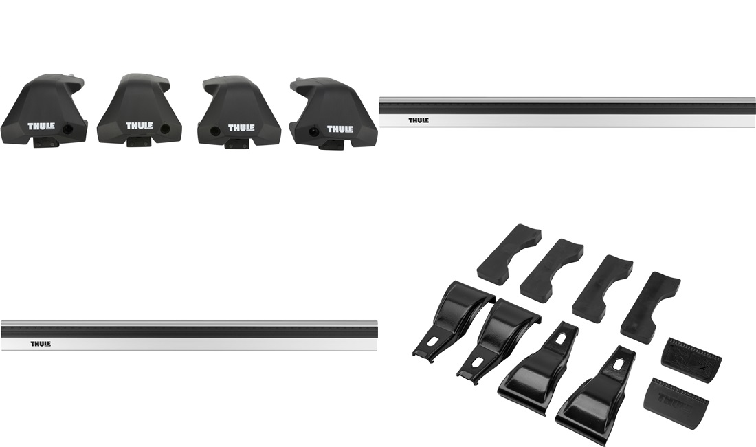 Tagbøjler, Thule WingBar Edge Grå