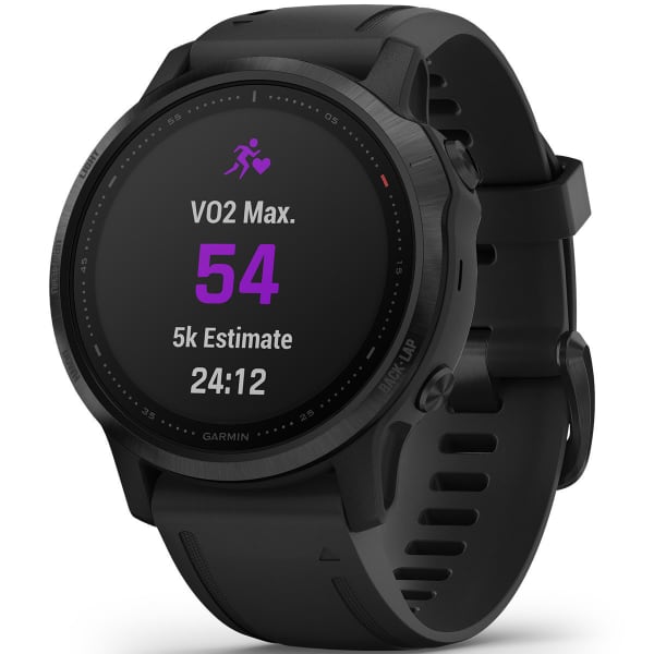 Montre cardio GPS GARMIN FENIX 6S PRO BAND BLACK W/BLACK