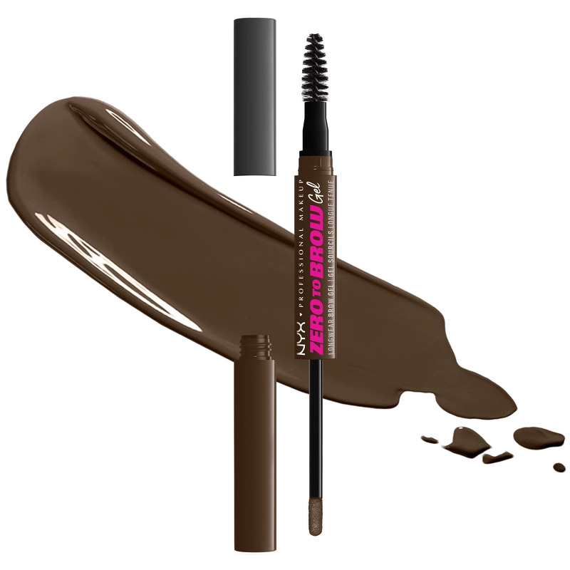 NYX Prof. Makeup Zero To Brow Longwear Brow Gel 2 ml - 07 Espresso