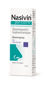 NASIVIN Pur Dosierspray 0.025%, 10 ml