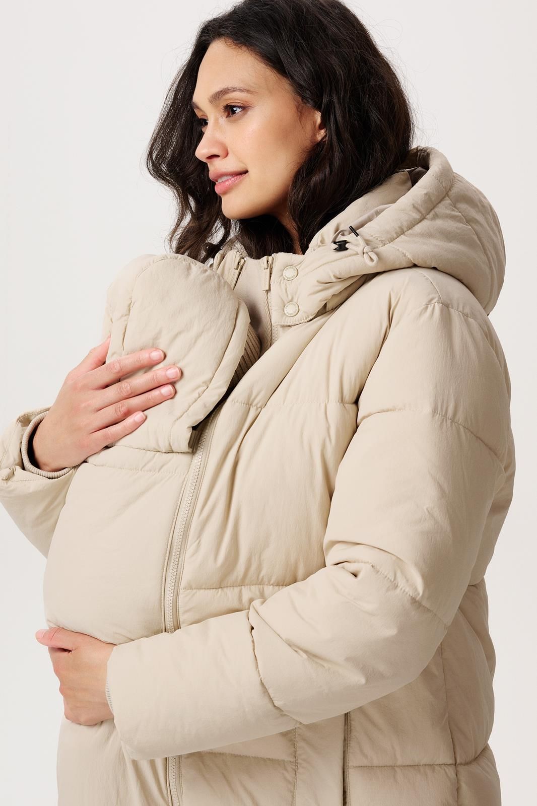 Noppies Maternity Winterjas Teavu - Light Sand