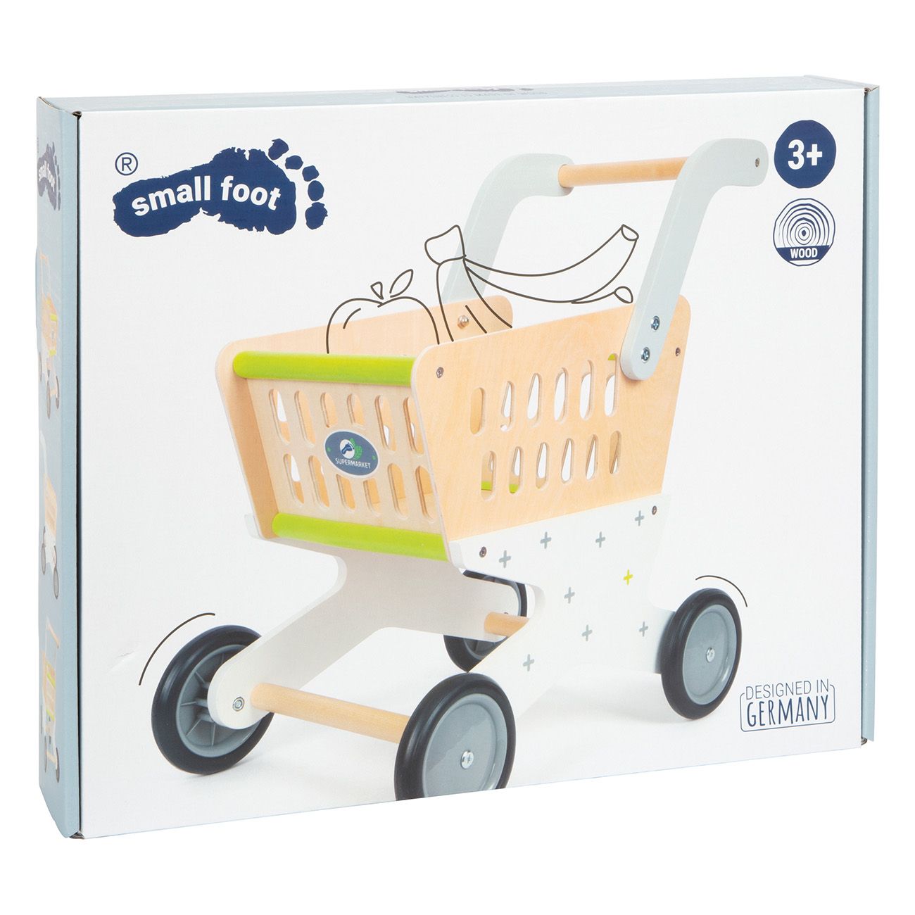 Smallfoot Einkaufswagen Trend 11161 Spiel-Einkaufswagen