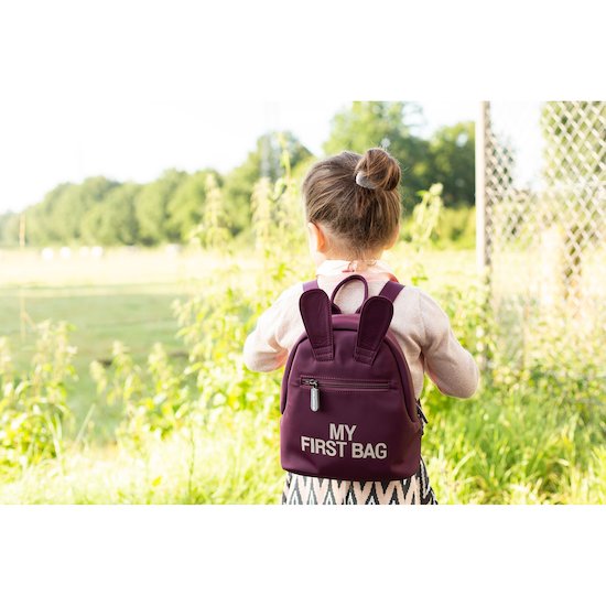 Sac à dos My First Bag   Aubergine        de               Childhome