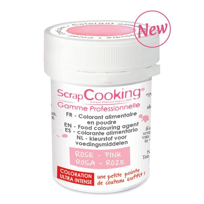 Colorant alimentaire en poudre rose poudré 5 g Scrapcooking
