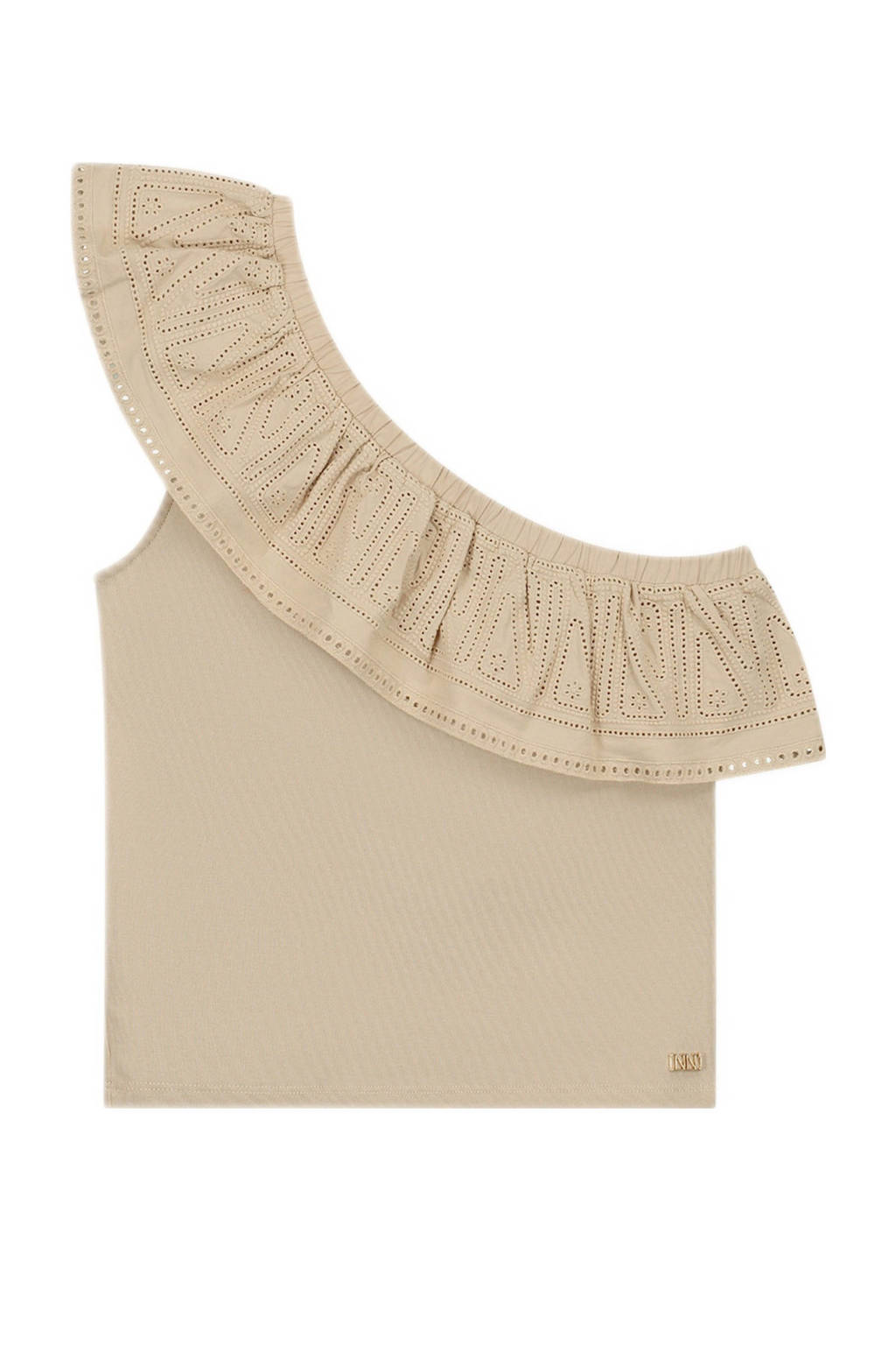 NIK&NIK one shoulder top Shanti beige