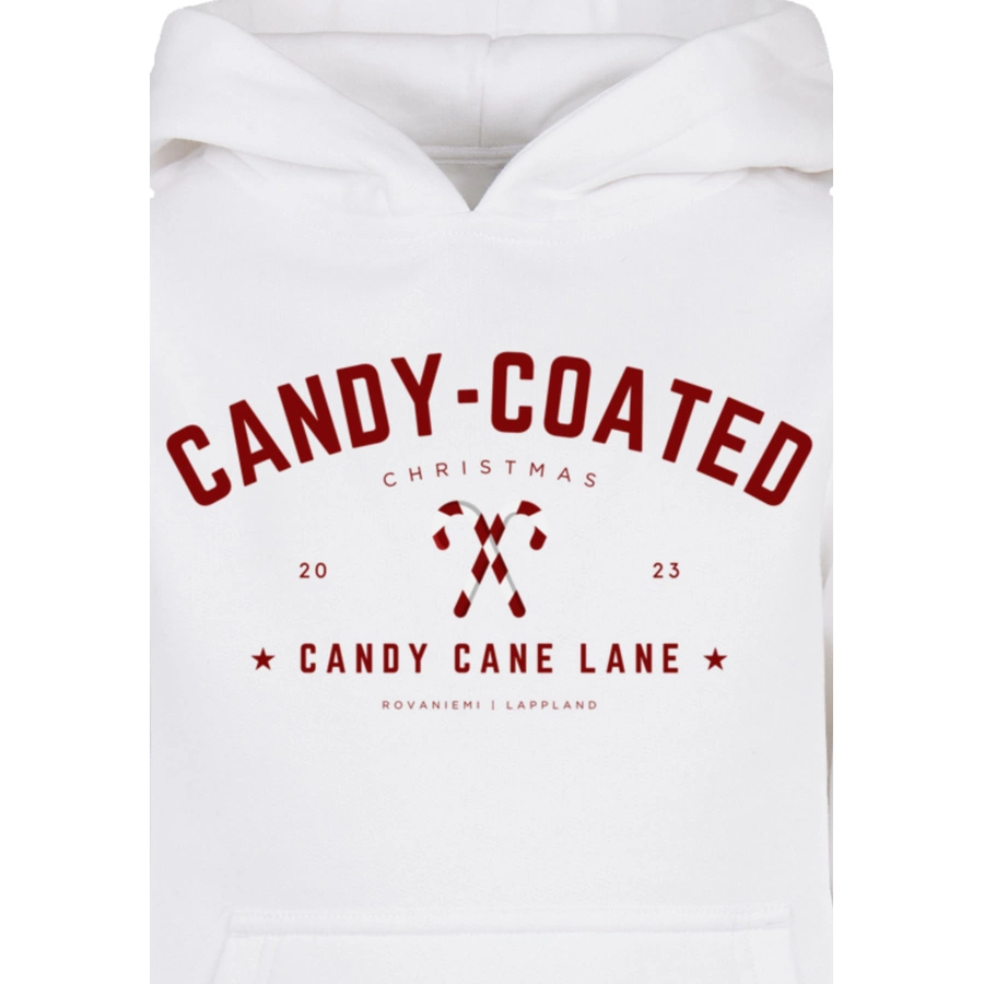 F4NT4STIC Basic Kids Hoodie Weihnachten Candy Coated Christmas weiß