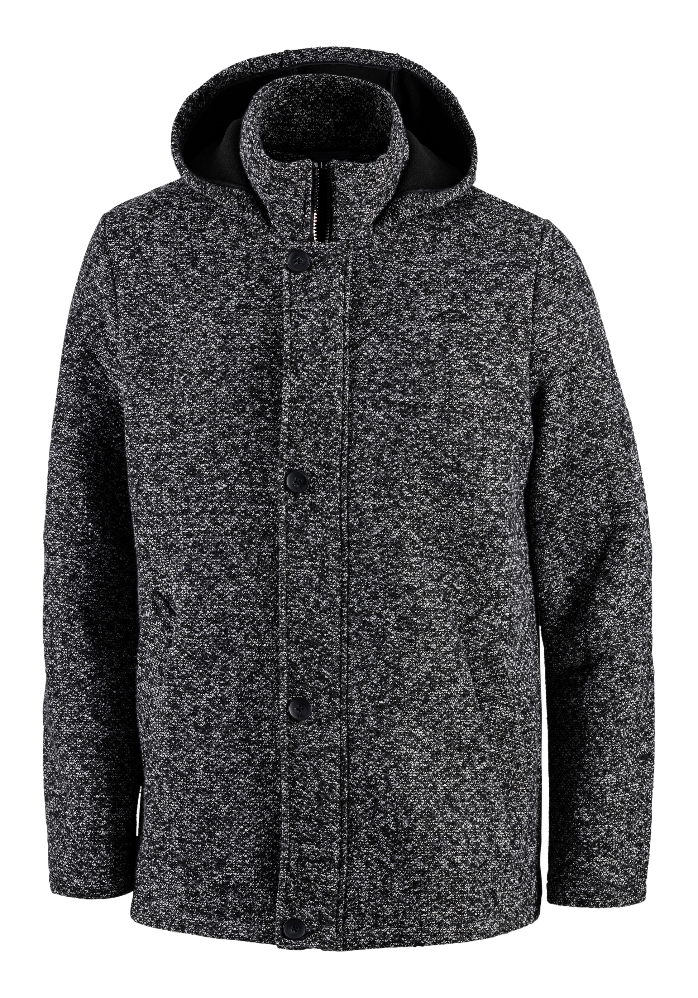 John Devin Strickmantel , im Tweed-Look