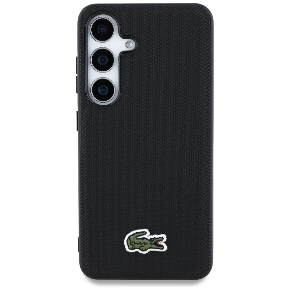 Samsung Galaxy S25  Plus Hardcase Hülle Petit Pique Woven Logo MagSafe-Modul (LCHMS25MPVCK) - Schwarz