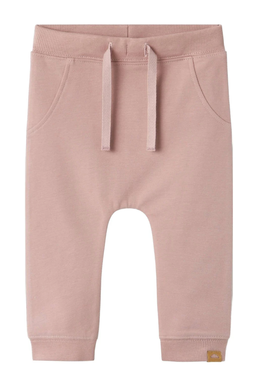 NAME IT baby regular fit broek NBNTAKKI roze